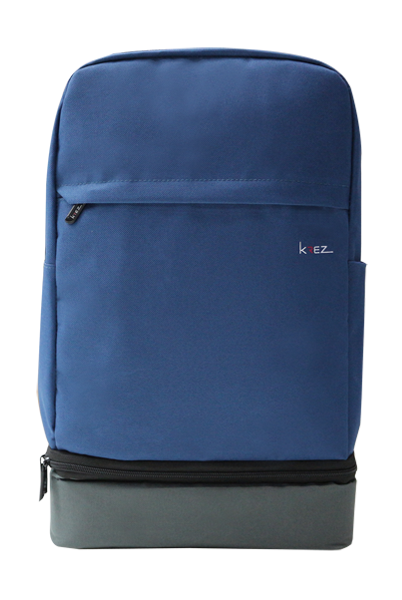 Рюкзак KREZ BP05 для ноутбуков 15.6", сине-серый