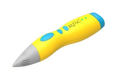 Печатающая 3D-ручка KREZ Magic P3D08 (Жёлтая)
