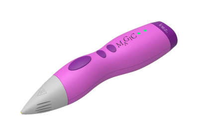Печатающая 3D-ручка KREZ Magic P3D10 (Фиолетовая)